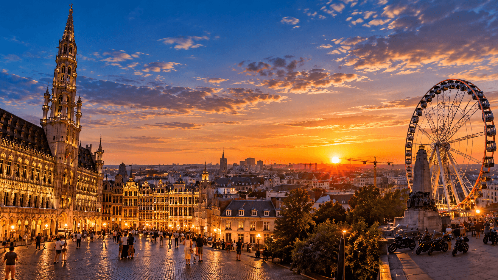 Brussels skyline